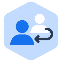 개인정보의 위탁 표시 이미지